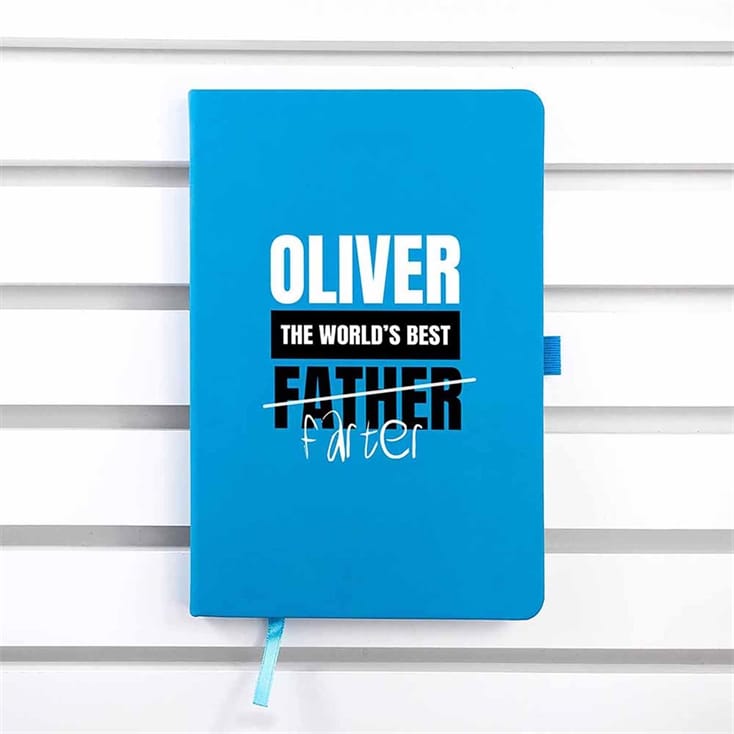 World's Best Farter Personalised A5 Notebook