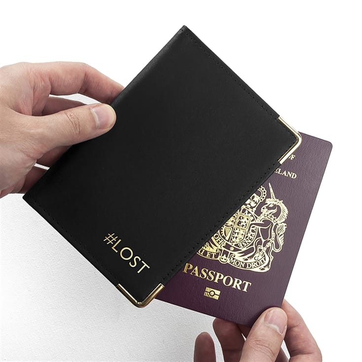 Personalised Leather Passport Holder