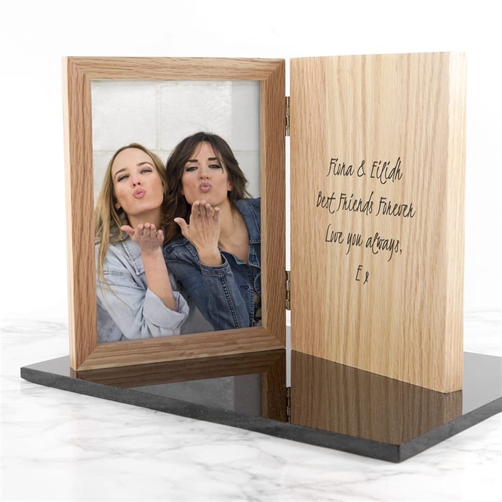 Personalised Engraved Wooden Photo Frame