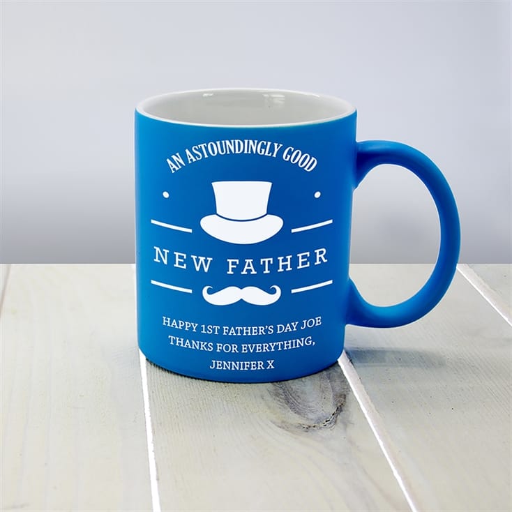 Personalised Astoundingly Good New Dad Fathers Day Mug