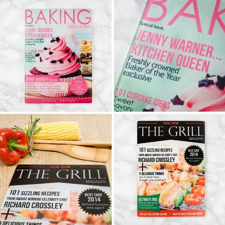 Personalised Food Magazine Glass Chopping Boards
