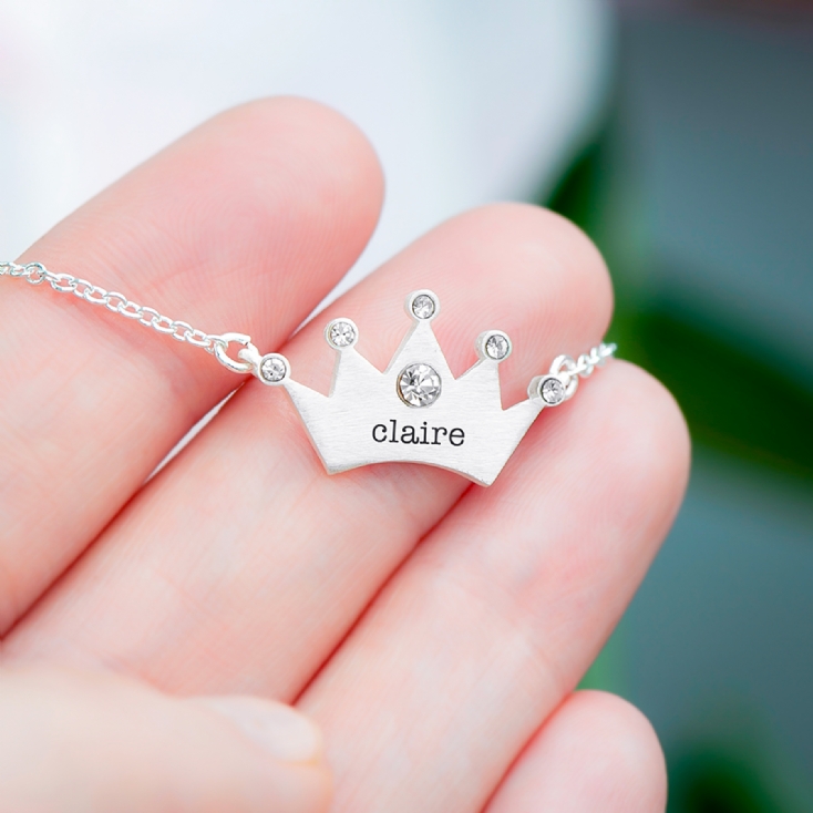 Princess top tiara necklace