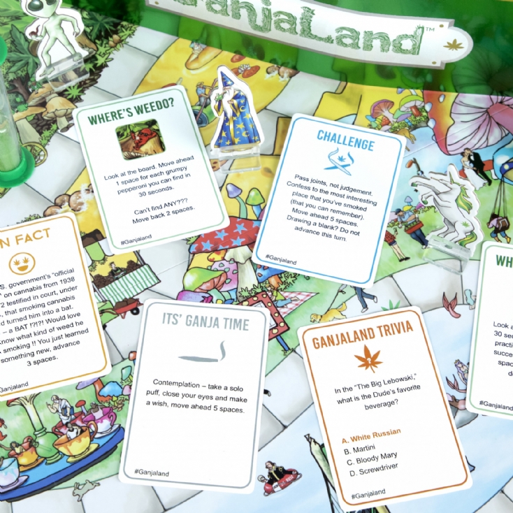 GanjaLand Weed Adventure Adult Board Game