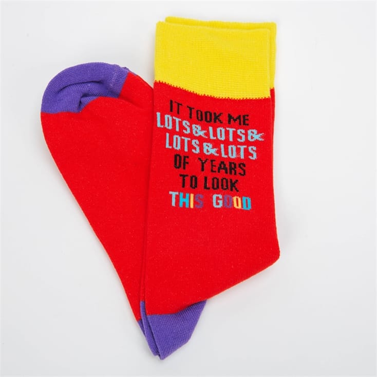 Years to Look This Good Funny Men's Socks