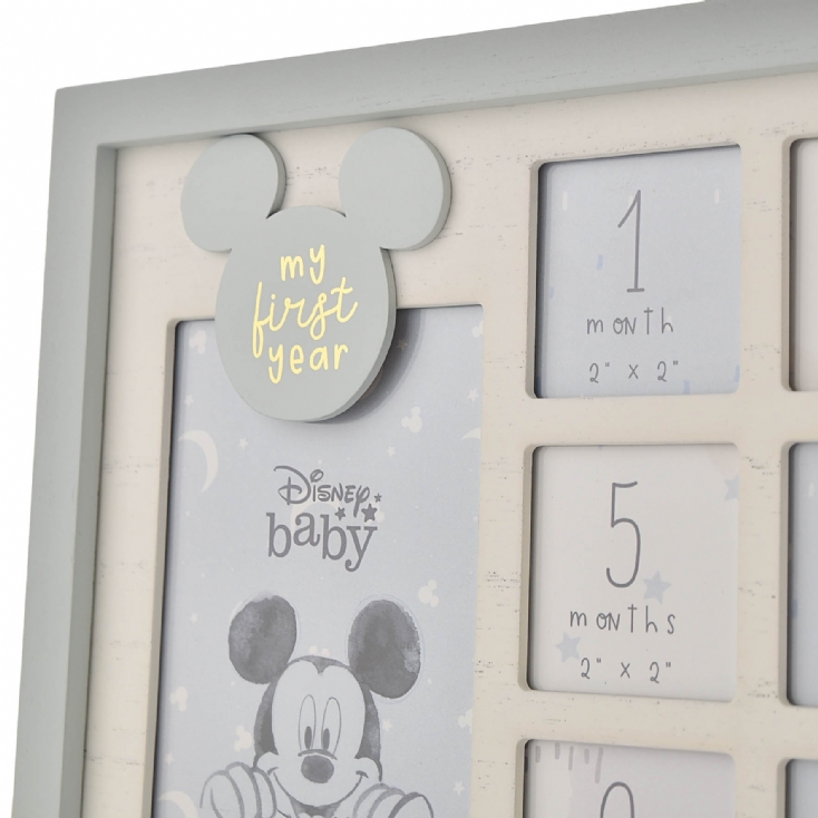 Disney Mickey Mouse My First Year Multi Aperture Photo Frame