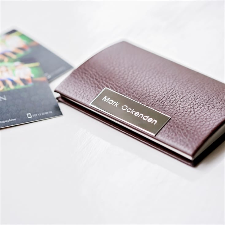 Personalised Business Credit Card Holder Find Me A Gift