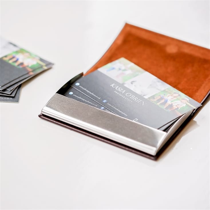 Personalised Engraved Business Card/Credit Card Holder