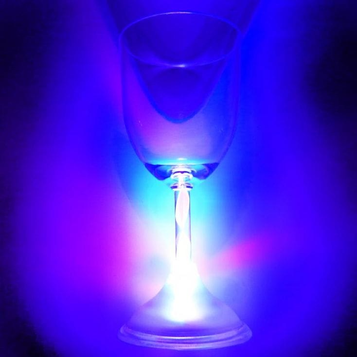 flashing wine glasses uk