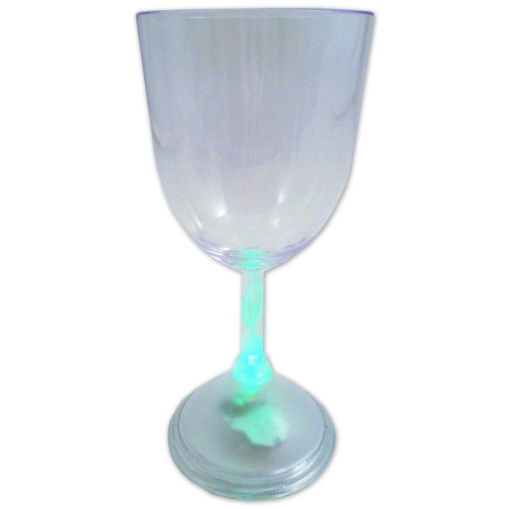 flashing wine glass
