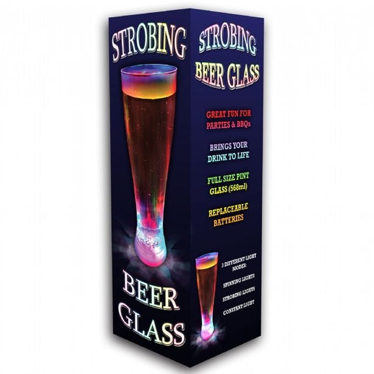 Strobing Beer Glass