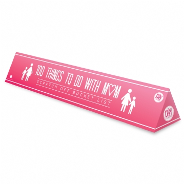 100 Things To Do with Mum Scratch Poster