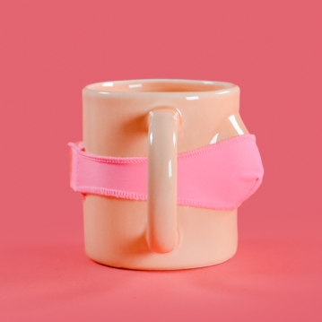 Boob Mug with Removable Bra