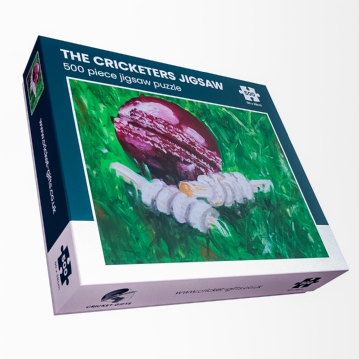 Cricket Ball and Bails 500 Piece Jigsaw Puzzle