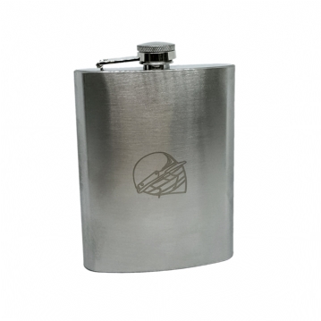 Buffalo Leather Cricket Hip Flask