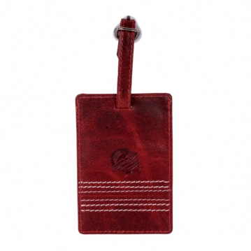 Buffalo Leather Cricket Luggage Tag