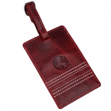 Buffalo Leather Cricket Luggage Tag
