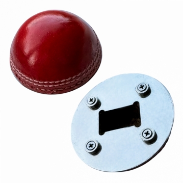 Half Cricket Ball Bottle Opener