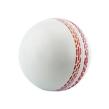 White Cricket Ball Squeezy Stress Ball