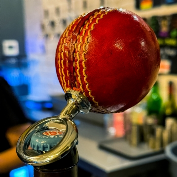 Real Cricket Ball Bottle Opener