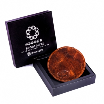 Rugby Buffalo Leather Coaster