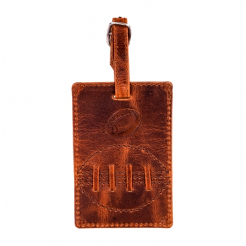 Rugby Buffalo Leather Luggage Tag
