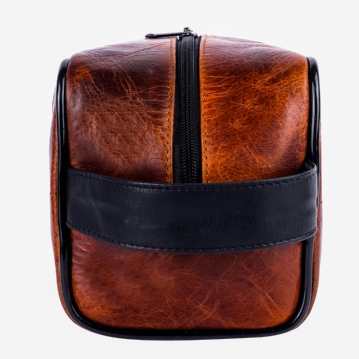 Rugby Buffalo Leather Wash Bag