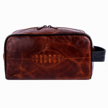 Rugby Buffalo Leather Wash Bag