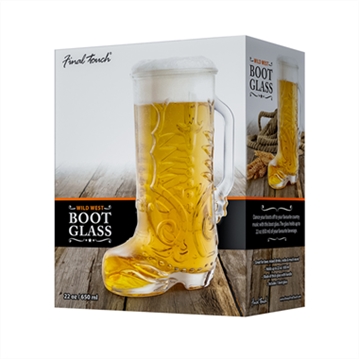 Wild West Cowboy Boot Pint Glass