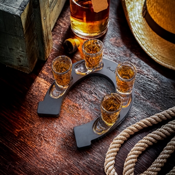 Wild West Horseshoe Boot Shot Gift Set