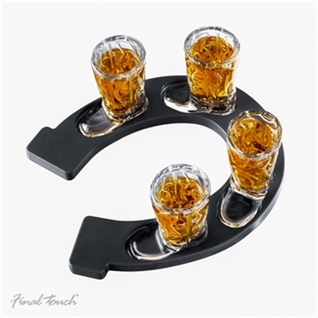 Wild West Horseshoe Boot Shot Gift Set