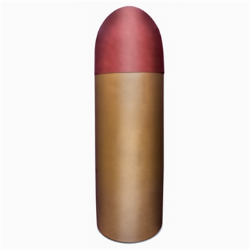 Bullet-Shaped Brass & Copper-Plated Cocktail Shaker