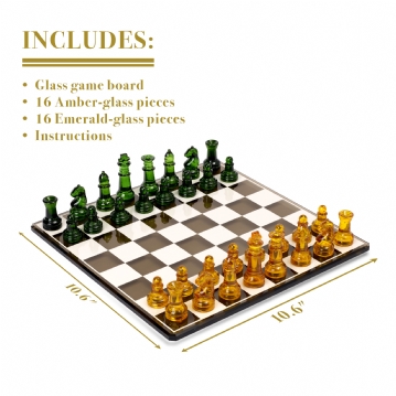 Deluxe Glass Chess