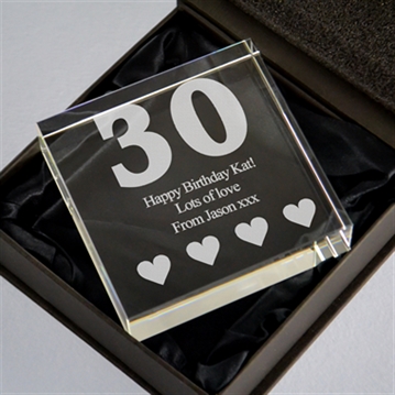 Personalised 30th Birthday Keepsake