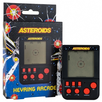 Asteroids Keyring Arcade 