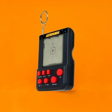 Asteroids Keyring Arcade 