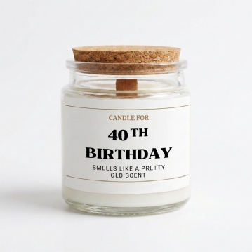 Funny 40th Birthday Candle - Old Scent