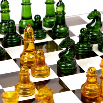 Deluxe Glass Chess