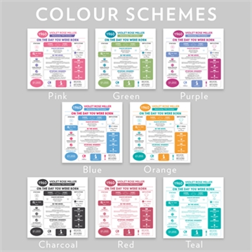 Personalised The Day You Were Born - 65th Birthday Cushion