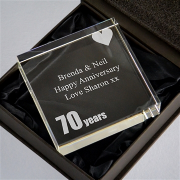70th Platinum Anniversary Keepsake