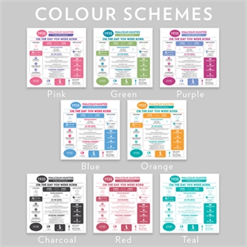 Personalised The Day You Were Born - 90th Birthday Cushion