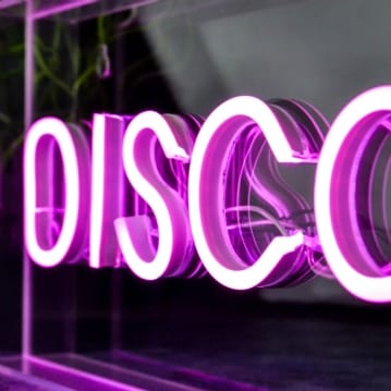 DISCO Neon Wall Light Box