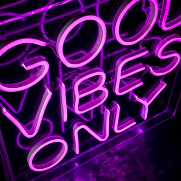 Good Vibes Only Extra Large Neon Sign
