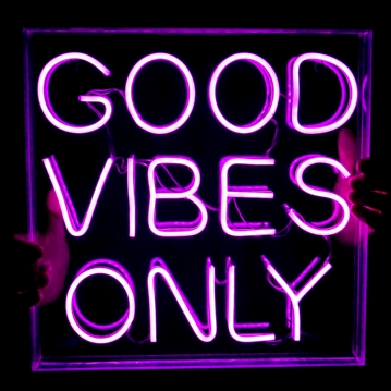 Good Vibes Only Extra Large Neon Sign