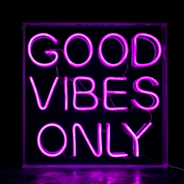 Good Vibes Only Extra Large Neon Sign