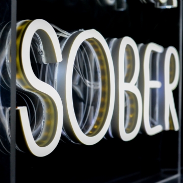 Nobody Gets Out Sober Extra Large Neon Sign