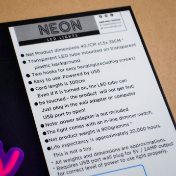 Cocktails & Dreams Neon Wall Light