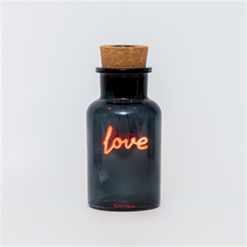Love LED Neon Message in a Bottle Light
