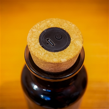 Smiley LED Neon Message in a Bottle Light