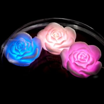 Floating Rose Bath Lights