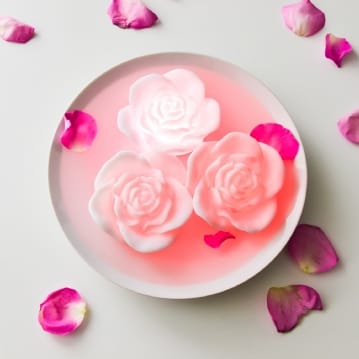 Floating Rose Bath Lights